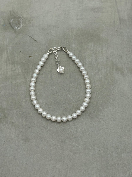 Online promo only : 925 Sterling Silver Freshwater Pearl Bracelets