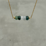 14k Gold Filled Jade necklace