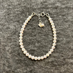 Online promo only : 925 Sterling Silver Freshwater Pearl Bracelets